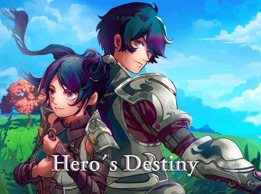 Key art de Hero's Destiny